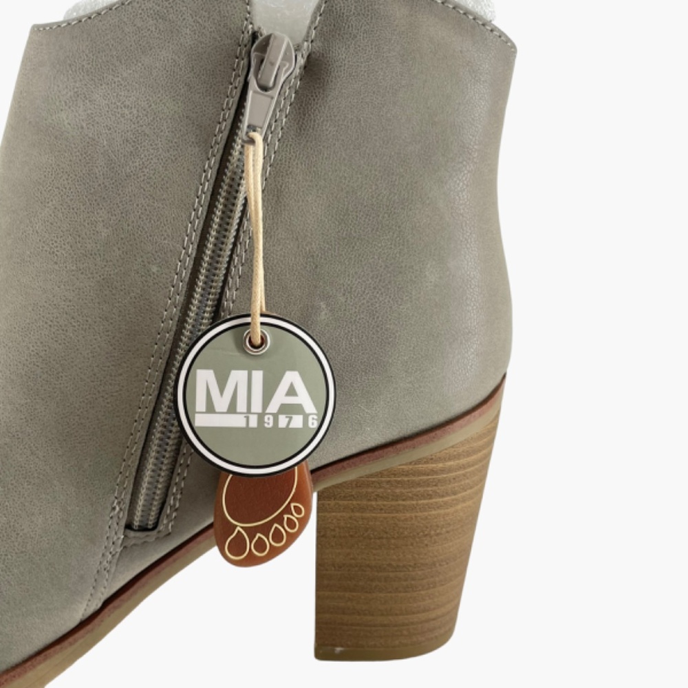 MIA Dusty Grey Bootie Ankle‎ Boot - Picture 4 of 7